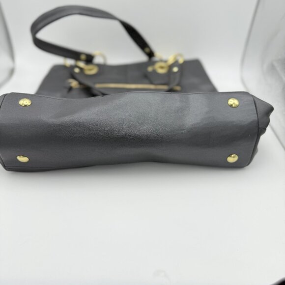 Coach Penelope BLACK Leather Tote Style: F18890 - Picture 6 of 9